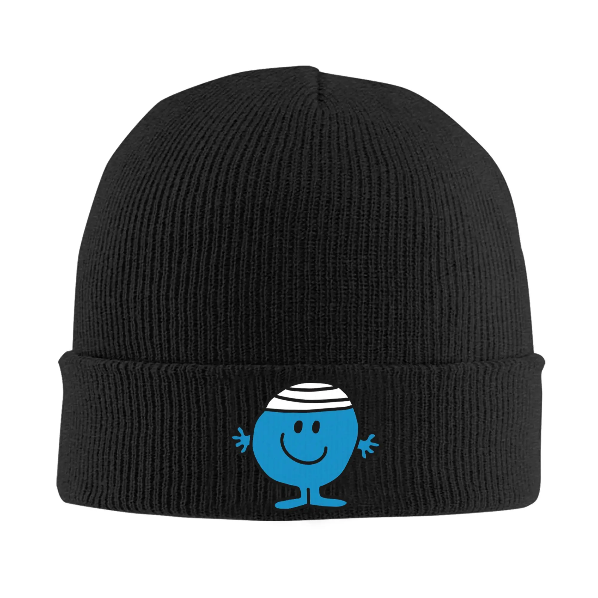 M-Mr M-Men L-Little M-Miss Mr bump  Hats Autumn Winter Skullies Beanies Warm  Cap Female Male Acrylic Skullcap,