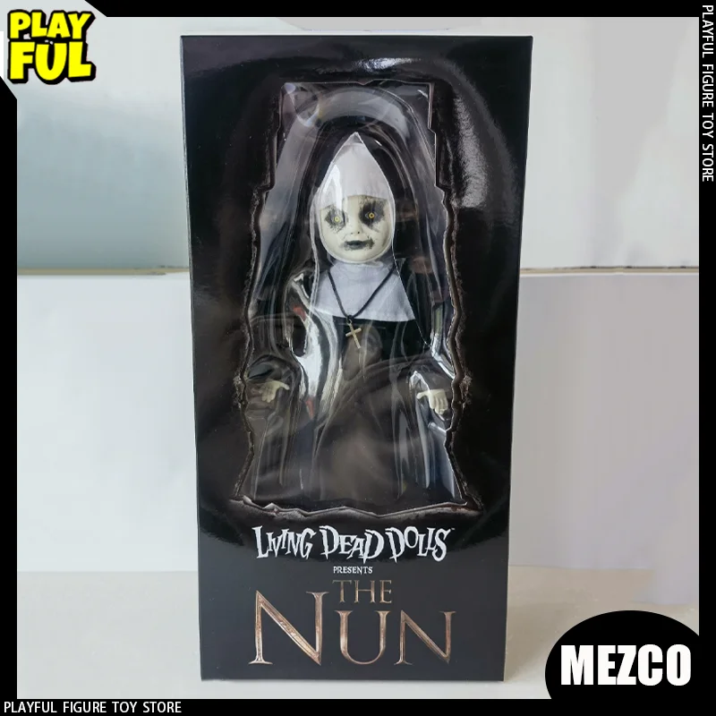 

New Original Mezco The Nun Anime Figure Living Dead Dolls Presents The Nun 10 Inches Action Figure Doll Toys Halloween Kids Gift