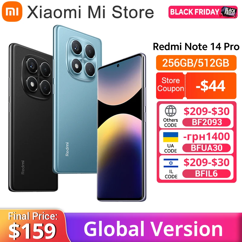 yZ[zO[o Xiaomi Redmi Note 14 Pro NFC 200MP AIJ 5500mAh MTK Helio G100-Ultra 6.67C` AMOLEDfBXvC X}[gtH