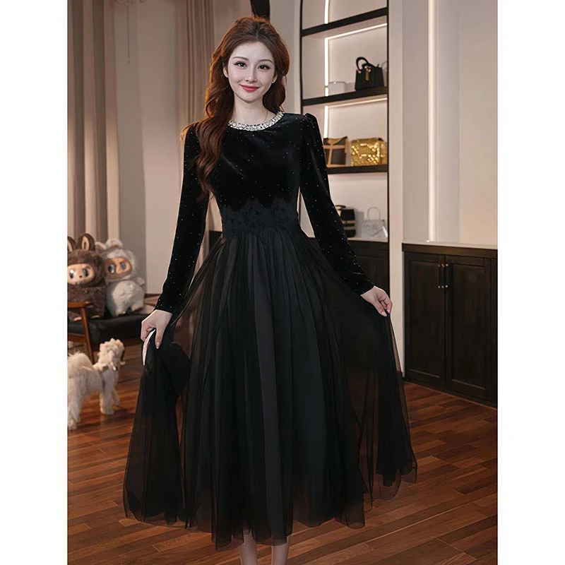 Gonna a Vita Alta con Fodera, Stile Casual, Nuova Sensazione di Moda Autunno Inverno, Gonna a Linea A per Signore