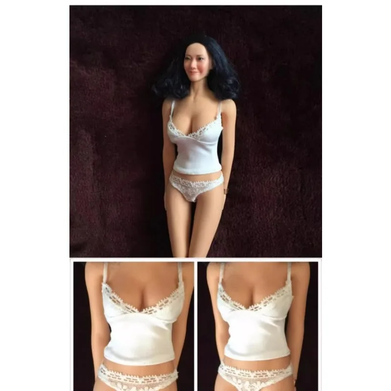 1/6 Scale Female Doll Lingerie Set Camisole Sling Vest Underwear Stockings for 12 Inch Action Figure PH TBL Body