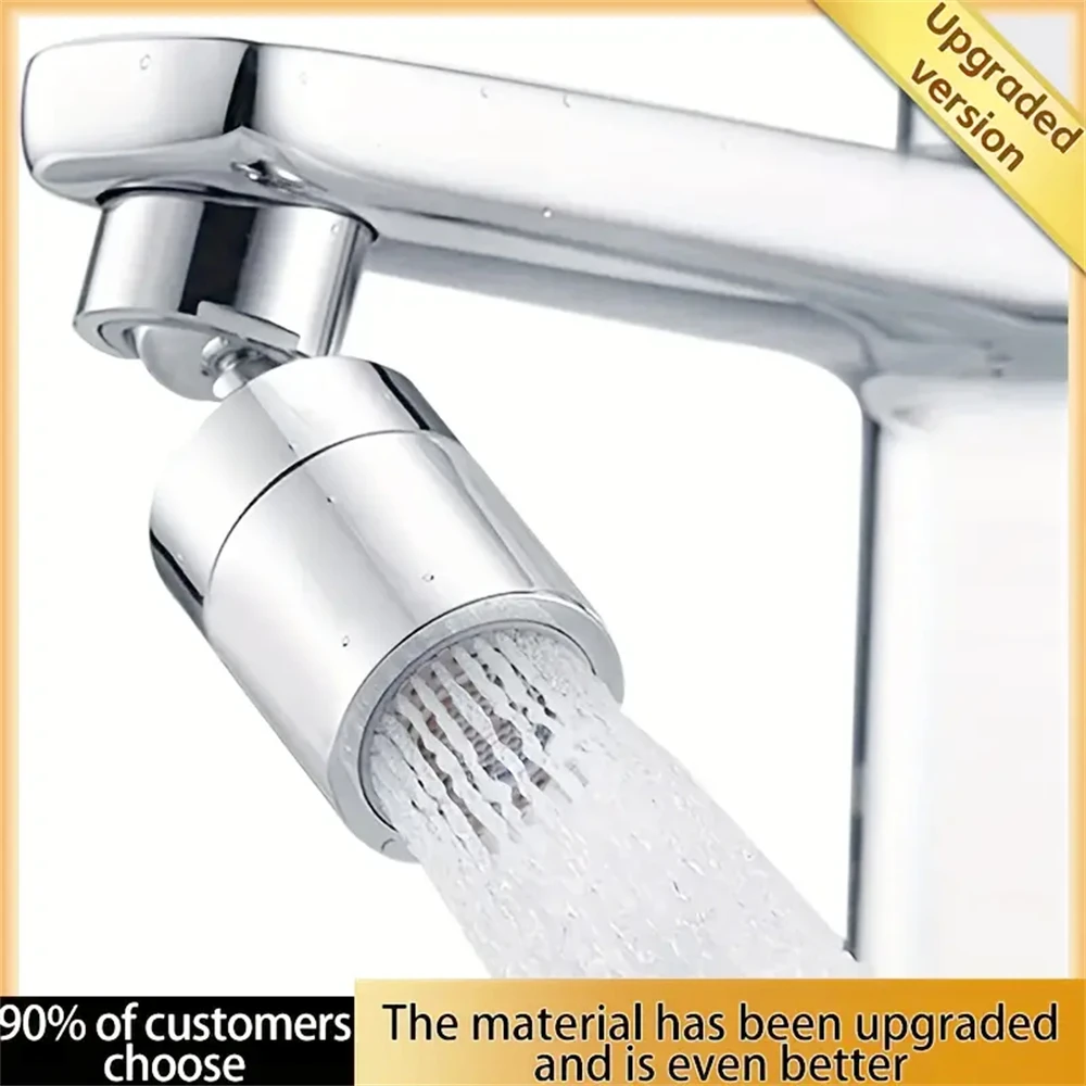 

Dual Function Anti-splash Bubbler Kitchen Faucet Aerator 360 Degree Swivel Tap Water Diffuser Bathroom Water Filter Nozzle Mixer