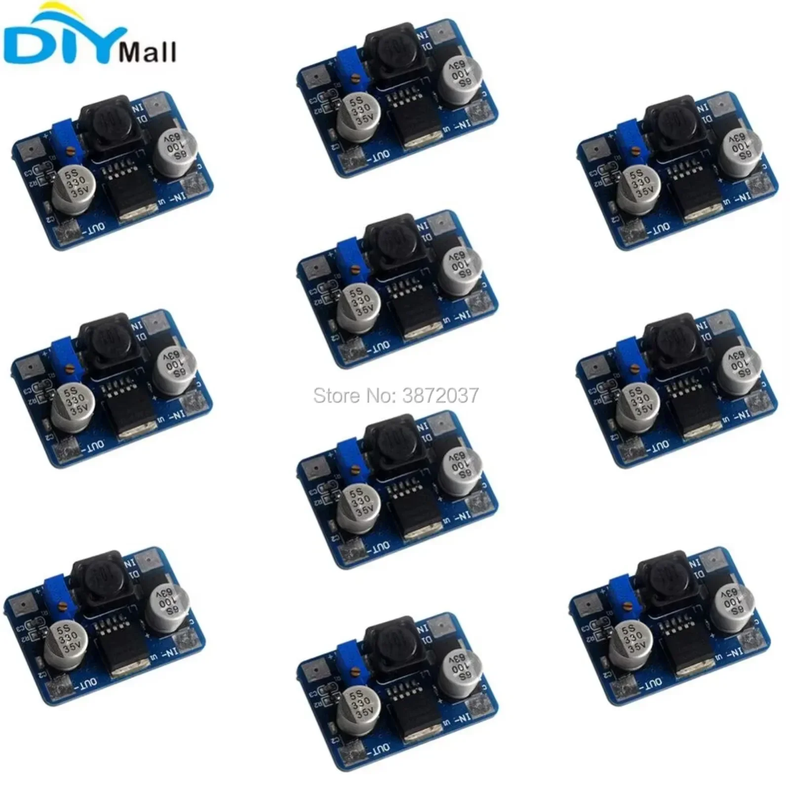 10pcs/lot LM2576HV LM2576 DC-DC 3A Step Down Module 5V-60V to 1.25V-26V Power Supply for Arduino