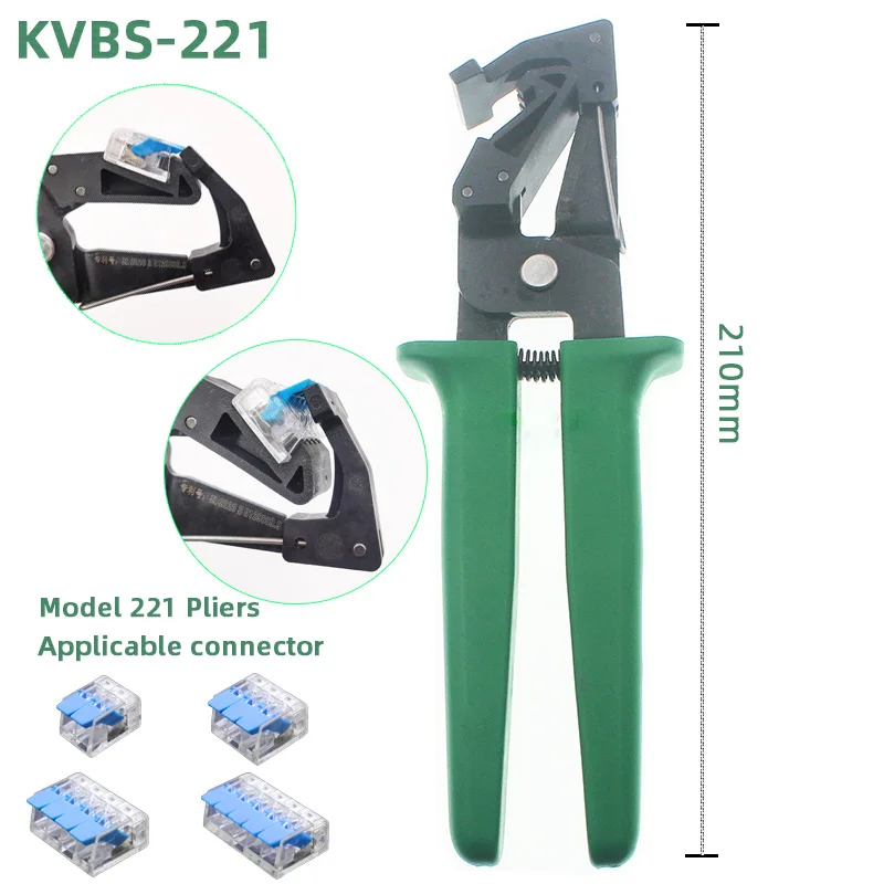 Wire Connector 221/222 Wrench Pliers, Professional Use Can Save Time, Quickly Push Up Hand Tool Handles