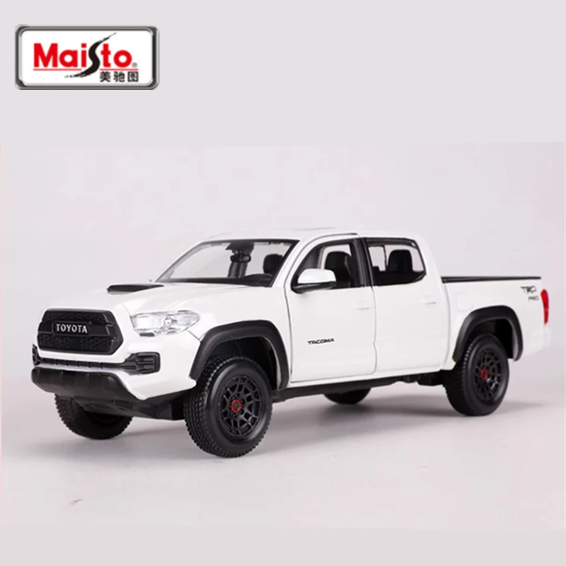 Maisto 1/27 TOYOTA Tacoma TRD PRO Pickup Alloy Car Model Diecast Metal Toy Off-road Vehicles Car Model High Simulation Kids Gift