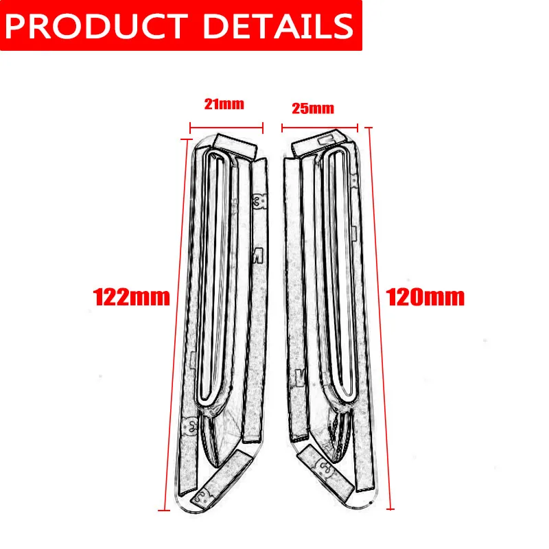 Aksesori motor penutup Trim ventilasi Radiator krom untuk Honda Gold Wing GL 1800 F6B GoldWing GL1800 2018-2023 2021 2022