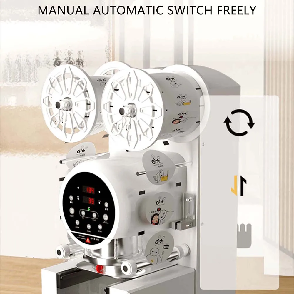 95/90 sigillatrice universale per tazze sigillatrice per tazze intelligente completamente automatica commerciale Seladorar Capsuleuse