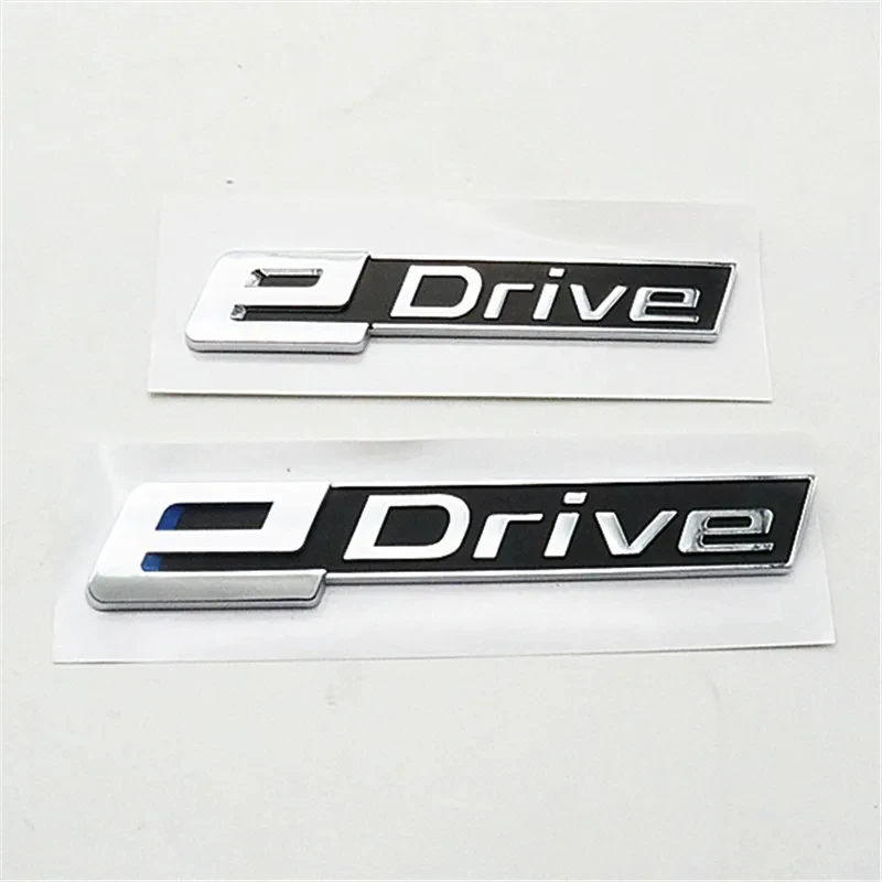 eDrive Emblem Car Side Fender Sticker Rear Tail Letter Badge Trunk Logo For X1 X2 X3 X4 X5 X6 X7 i8 i3 e Drive Auto Accessories