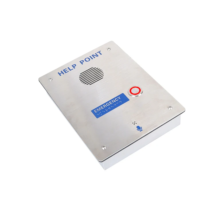 

Emergency Call Point IP Intercom System Clean Room Telephone for Inmate