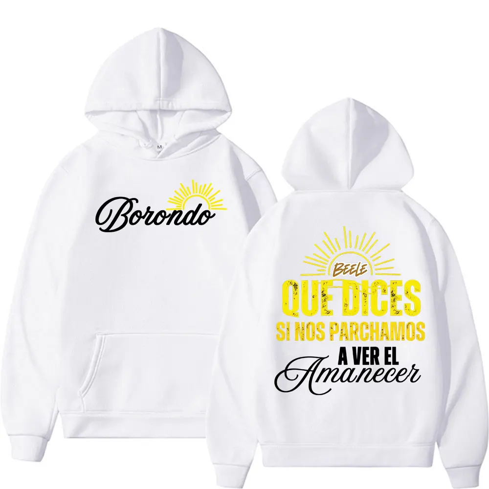 مغني الراب Beele Que النردات Si Nos Parchamos Merch هوديس الرجال النساء خمر الموضة الكلاسيكية البلوز الشارع الشهير كم طويل مقنع