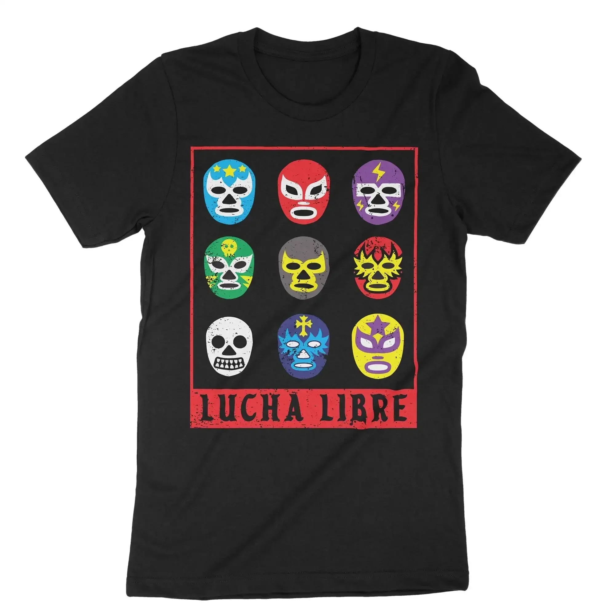 Camiseta de Lucha Libre, Máscara de Luchador Mexicano, Luchador de Tijuana, México