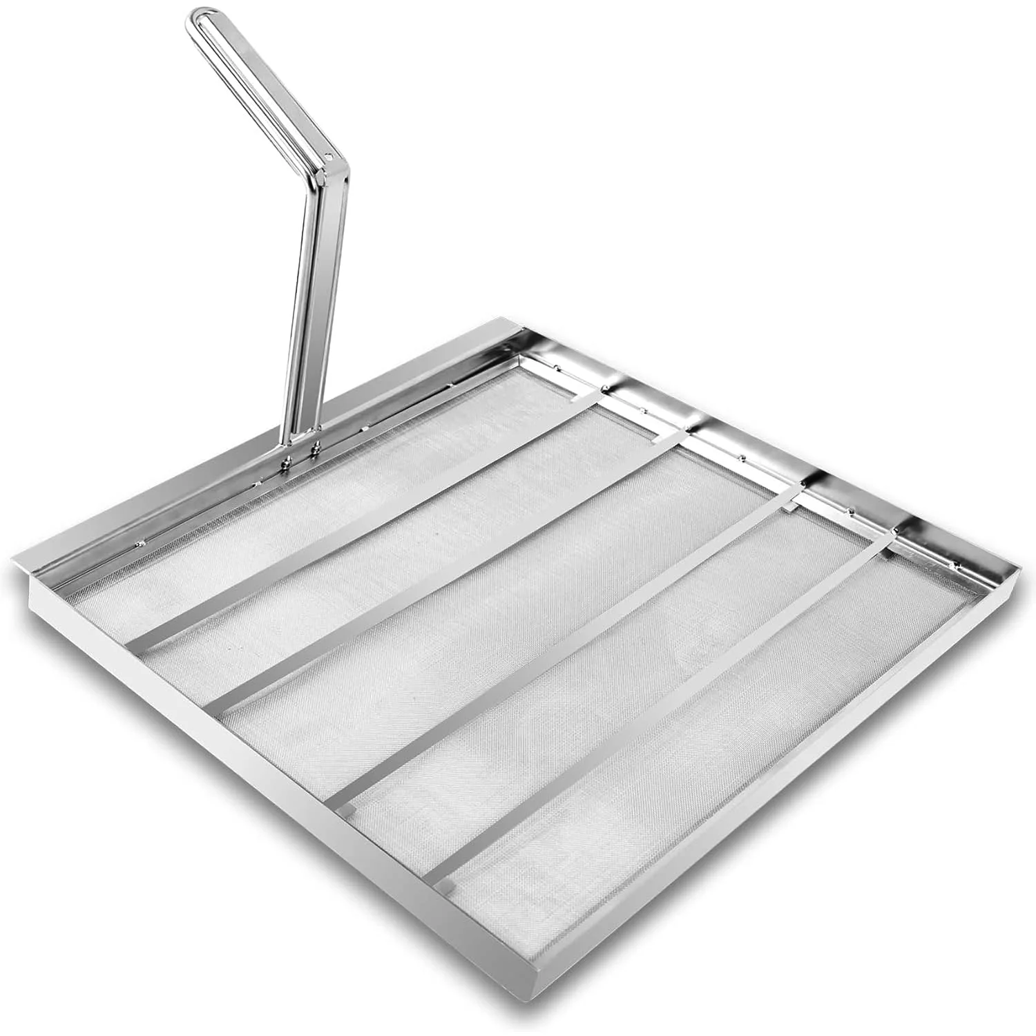 304 Stainless Steel Commercial Deep Fryer Filter, 500 Micron Mesh to Intercept Residue, Cleaner Performance in Restaurant
