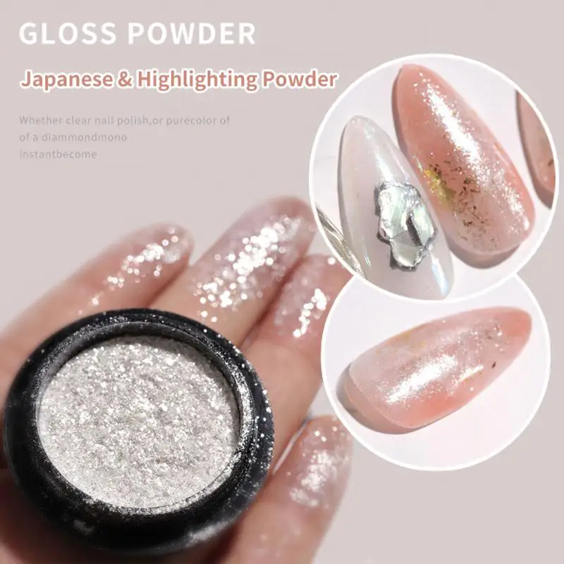 Nail Glitter Powder Unique Nail Art Dazzling Glitter Powder For Nails Sparkle Bestselling Fairy Iridescent Powder Shiny Stunning