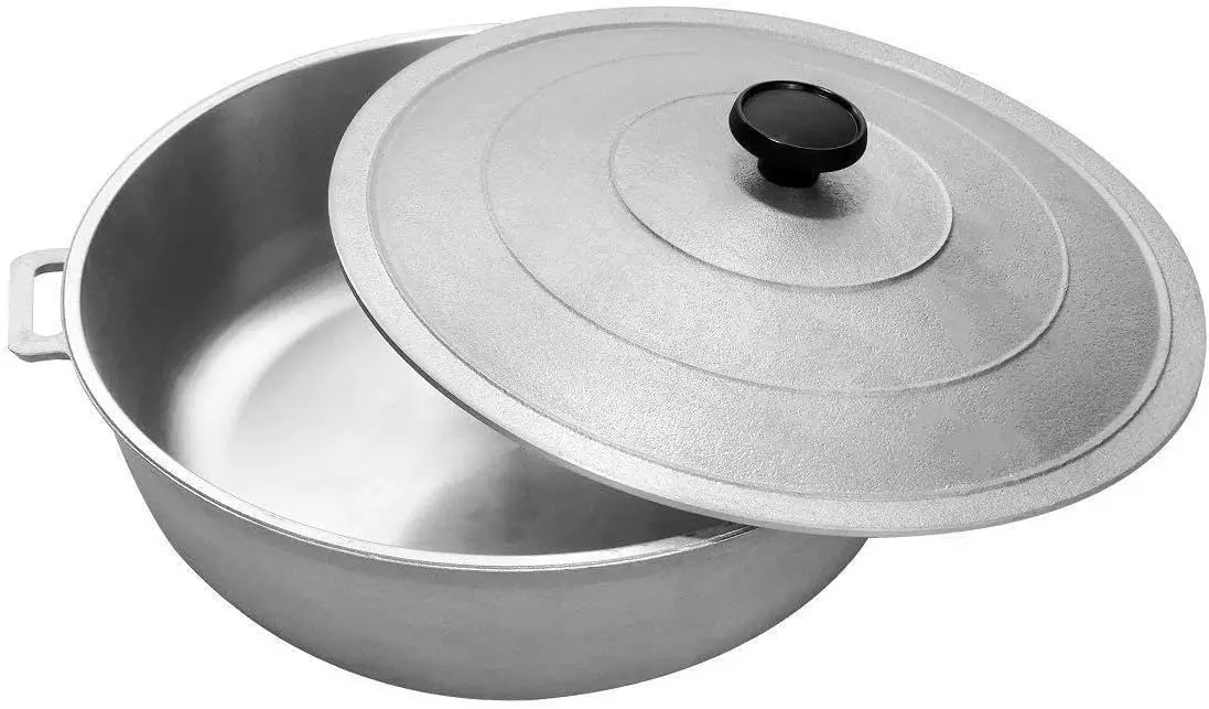 

For 2.6 Quart Aluminum Caldero Cookware Dutch Oven With Lid.Silver