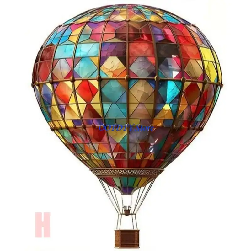 367A Acrylic Hot Air Balloon Ornaments Easy To Hanging For Birthday Room Decoration
