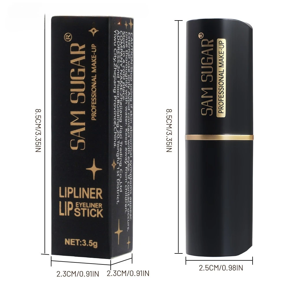 قلم تحديد عيون مقاوم للماء، ظلال عيون غير لامعة، تركيبة سريعة الجفاف، تصميم طرف واحد، مصطبغ للغاية، مقاوم للتلطخ طوال اليوم