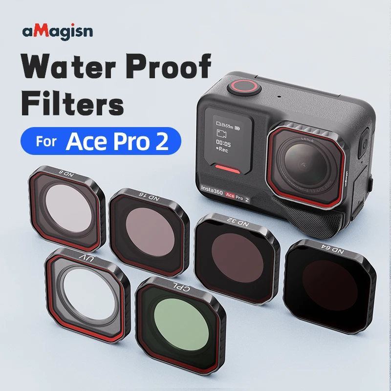 

Lens Filter For Insta360 ACE PRO 2 MCUV CPL ND Macro Night Polarizer Camera Lenses for Insta360 Ace Pro 2 Filters Accessories