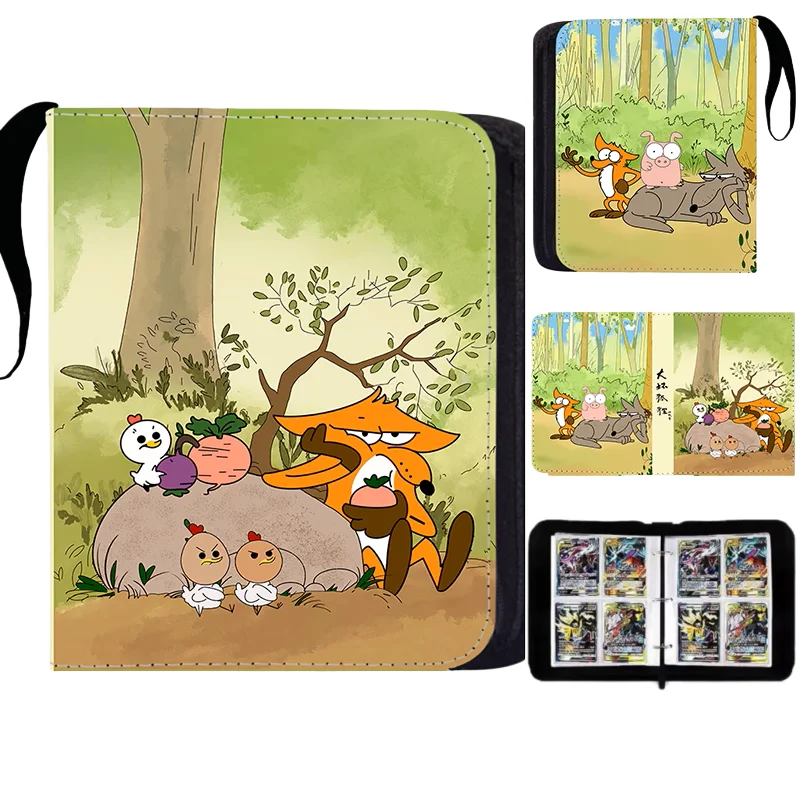 

Le Grand Méchant Renard Et Autres Contes Game Card Book Anime Peripheral Zipper Binder Business Card Holder Children's Toys Gift