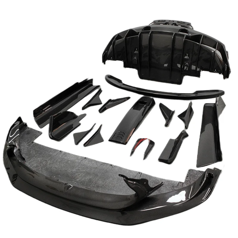 

High Quality Dry Carbon Fiber Front and Rear Diffusers Side Skirts Spoilers Body Kit for Maserati MC20 Body Kit