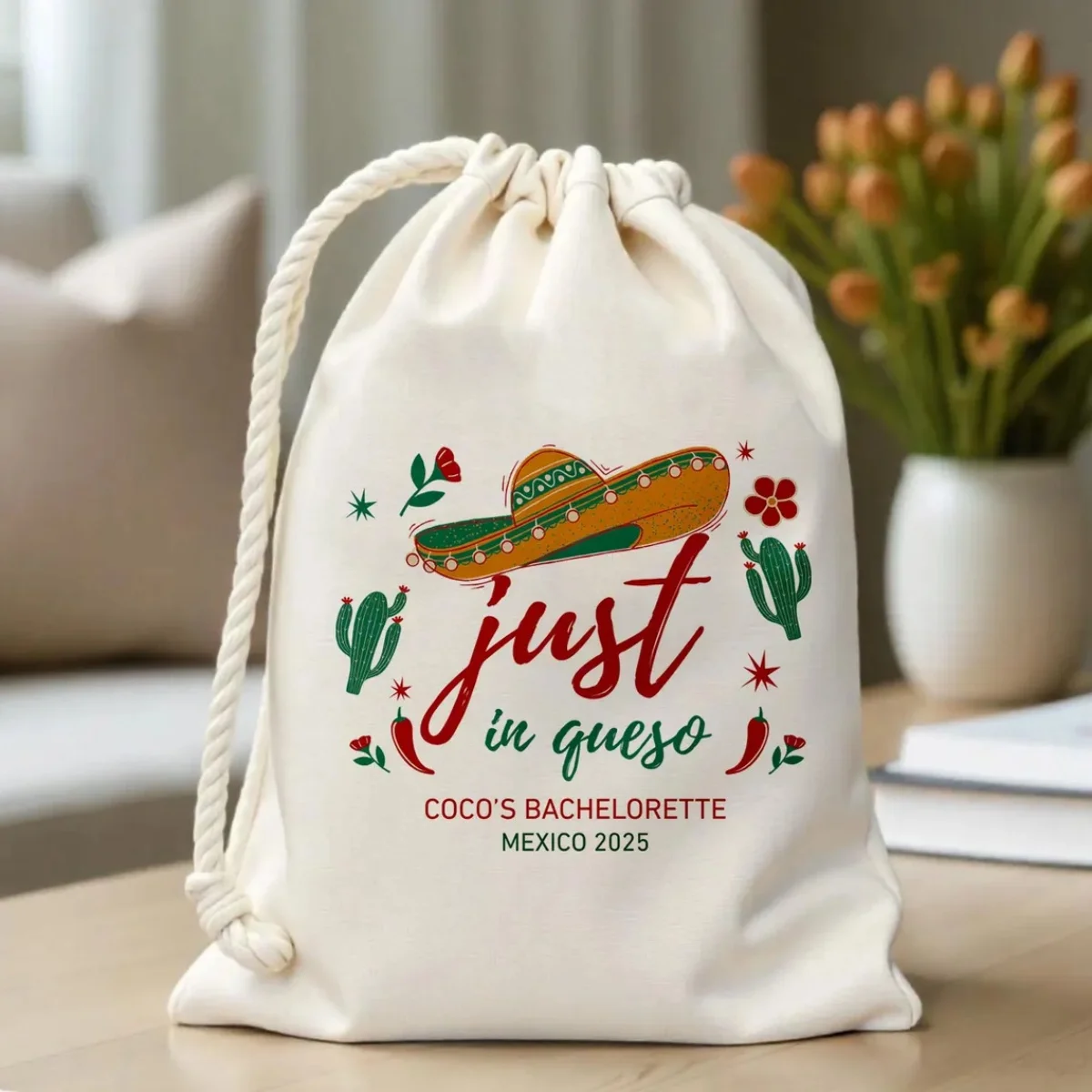 20 قطعة مخصصة فقط في حقائب ترحيب الزفاف Queso - حقيبة ترحيب مخصصة لحفلات الزفاف فييستا - حقائب هدايا لحفلات الزفاف المكسيكية - Taco Fi