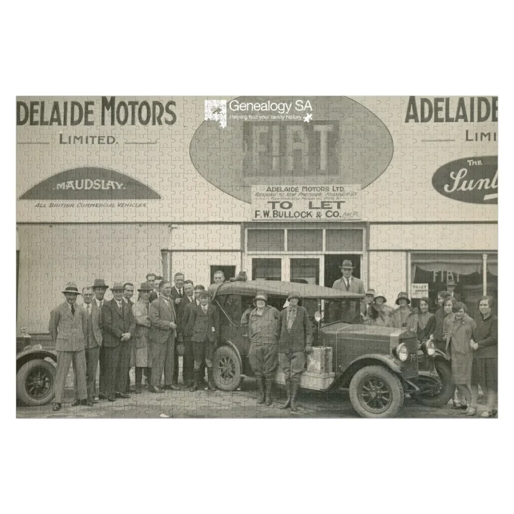 

Adelaide Motors – Genealogy SA Photographic Collection P00217-189 Jigsaw Puzzle Wood Photo Personalized Personalized Toys Puzzle