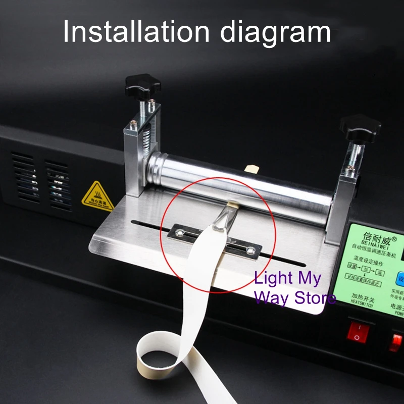 Automatic thermostatic table type drawbar machine automatic laminating machine coated self-adhesive machine