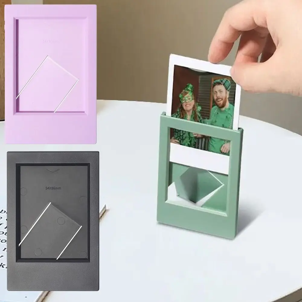 Fujifilm Instax mini Fashion 3 inch Photo Frame Vertical Colorful Mini Film Frame Art Photo Display Desktop Decor Picture Holder