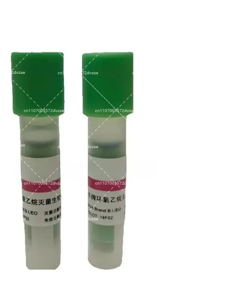 Ethylene Oxide Sterilization Biological Indicator Card, 50-Pack High-Temp Sterilization Test