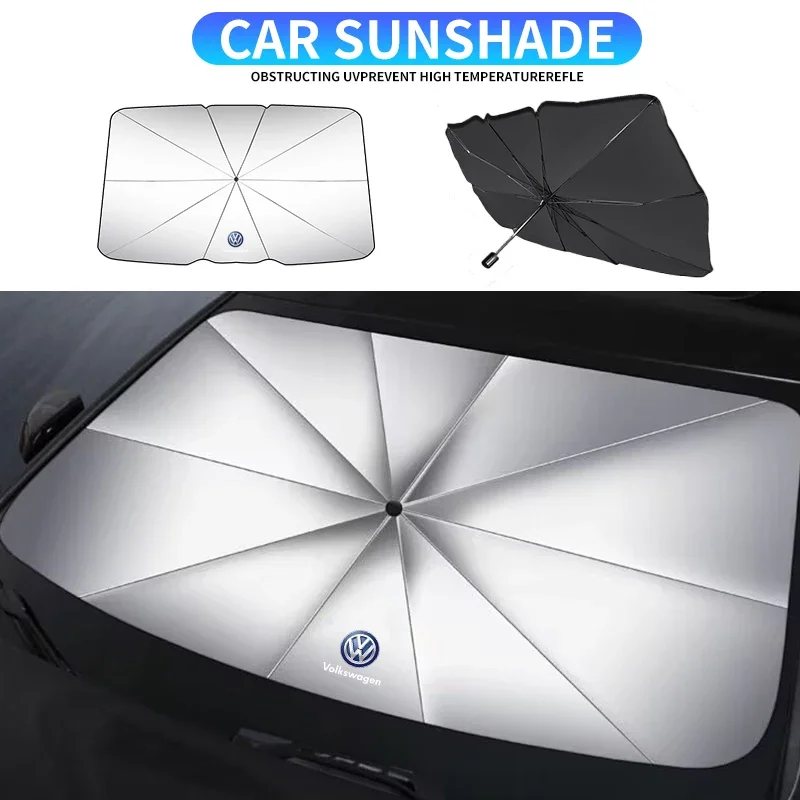 

Car Sunshade Umbrella Windshield Folding Front Parasol Umbrella For Volkswagen Alfa Romeo MINI Seat Chevrolet Kia Suzuki Audi
