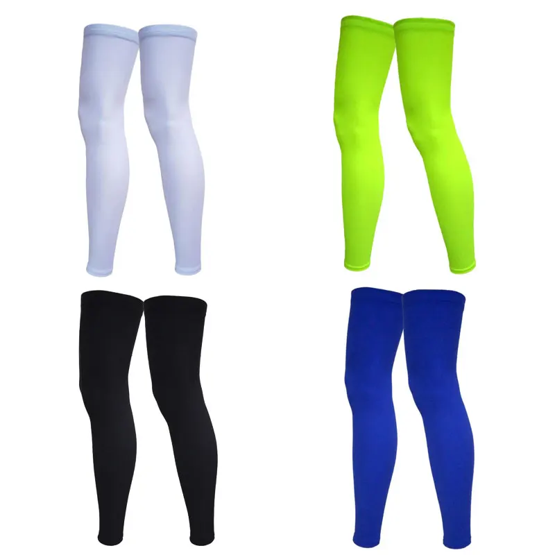 

Summer Cycling Leg Compression Sleeves Outdoor Sports Quick Dry Knee Protection Leggings Running Basketball Anti UV For Man