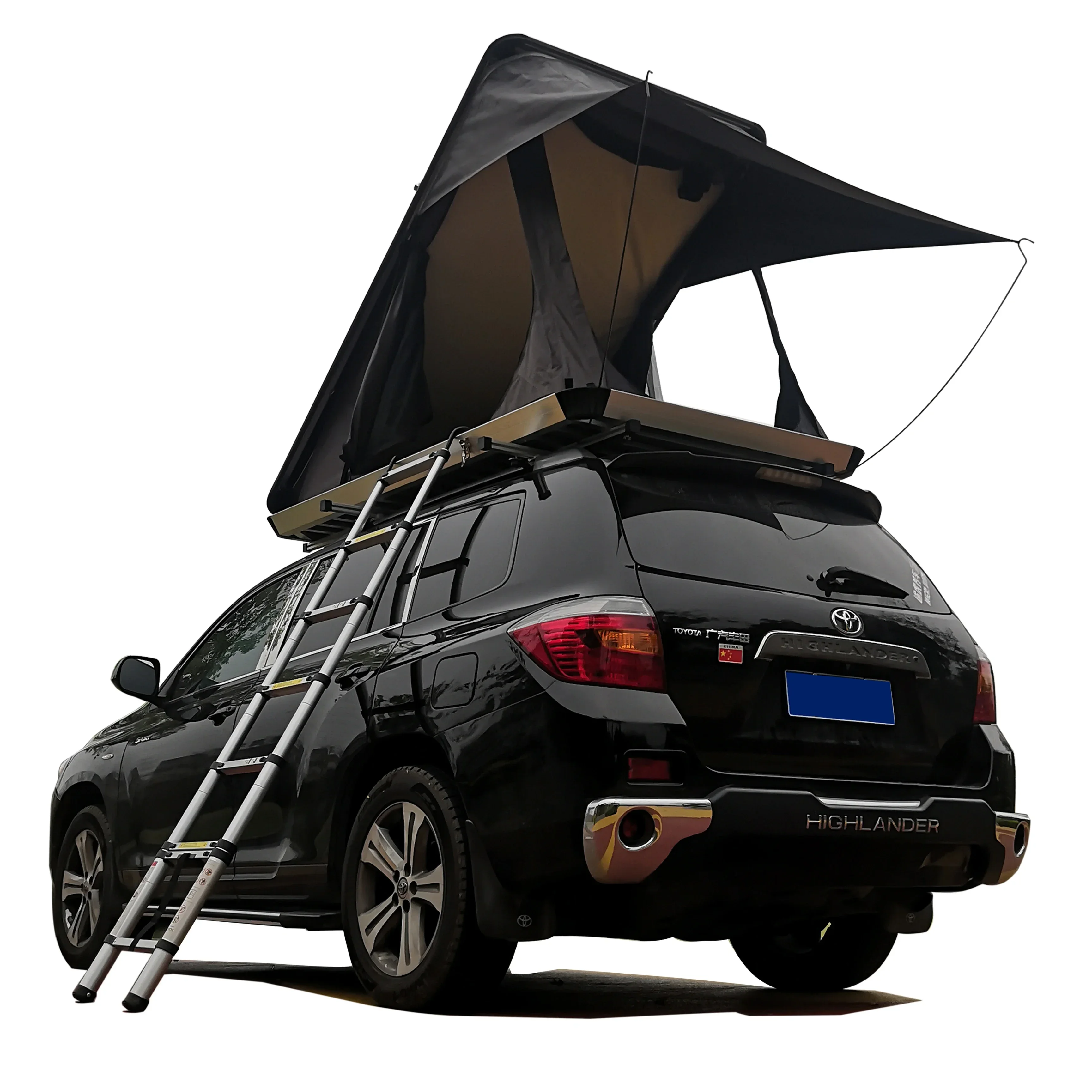 Factory Direct Hard Shell  Light Weight Triangle Roof Top Tent Car Roof for Sale Gazebo