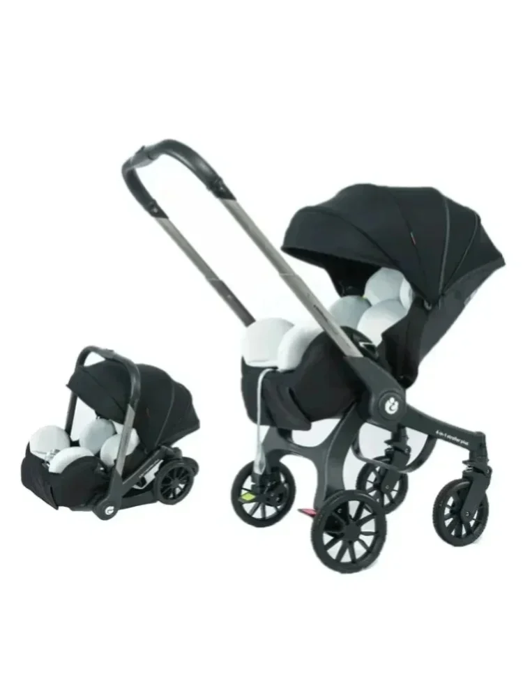 Tragbarer Kinderwagen, leichter Kinderwagen für Babys, 3-in-1, EU-Lagerbestand, multifunktionaler, faltbarer Kinderwagen mit Babykomfort
