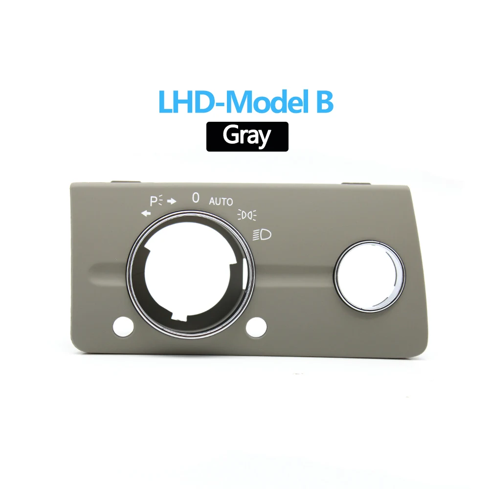 LHD RHD Front Dashboard Scheinwerfer Lampe Schalter Abdeckung Trim Ersatz Für Mercedes Benz W211 E Klasse 320 350 550 2003-2008