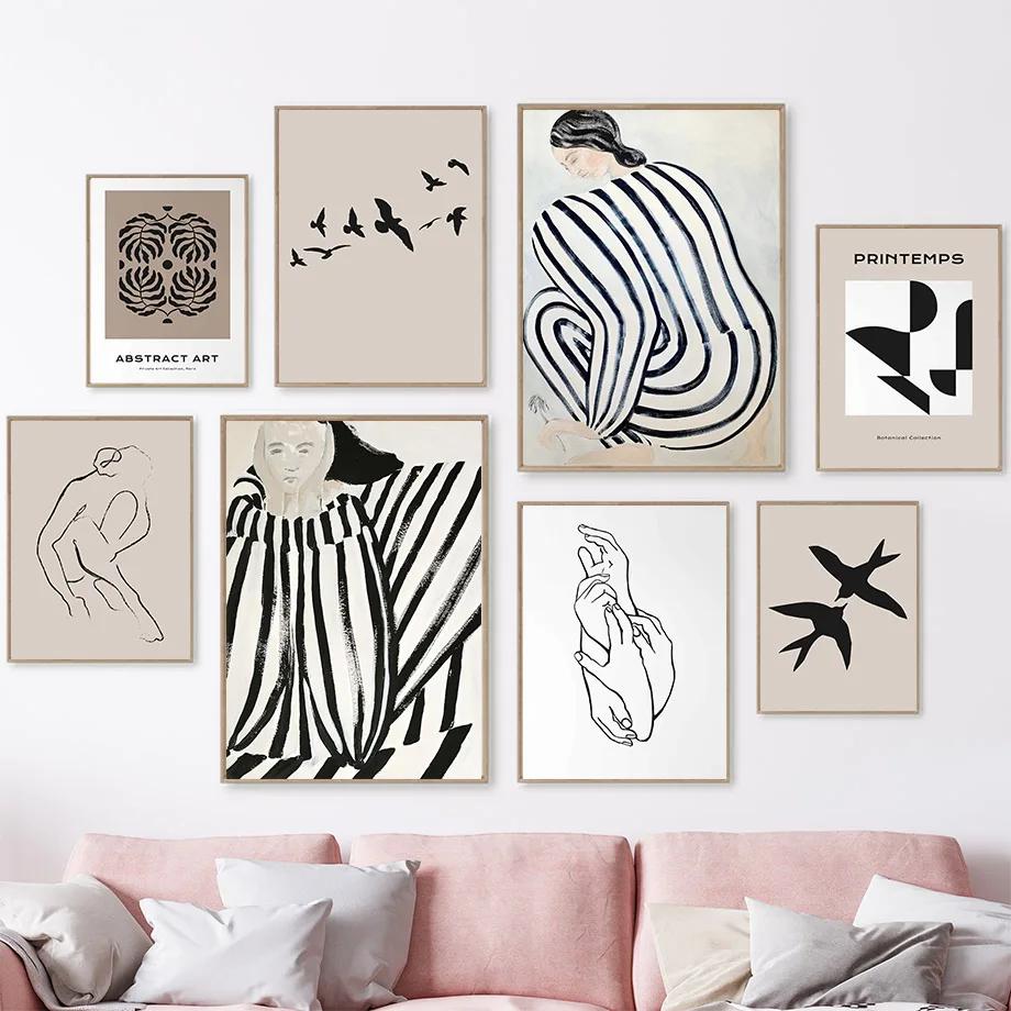 Black Lines Striped…