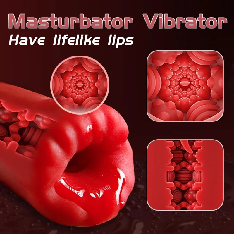 Silicone Male Masturbation Cup, Reusable Textured Stroker, Skin-Safe Material, Tight Inner Tunnel, Discreet Pleasure Toy for Men view 3
