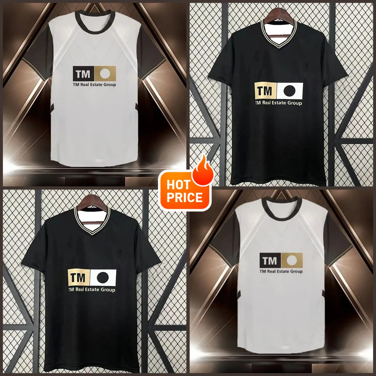 24-25 Camiseta de fútbol de verano para hombres, camisetas deportivas conmemorativas para fanáticos, camiseta, traje de entrenamiento, ropa deportiva informal de Valencia para hombres
