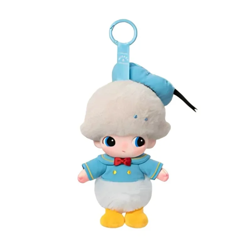 Authentieke POPMART Originele Echte DIMOO WORLD Serie Vinyl Pluche Sleutelhanger Actie Kawaii Anime Actie Schattige Kleine Beer Biscuit