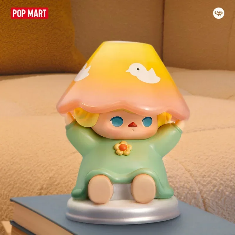 POP MART Pucky Home Time Series Blind Box Toys Kawaii อะนิเมะแอ็คชั่นฟิกเกอร์เซอร์ไพรส์กล่องลึกลับตุ๊กตาสาวของขวัญ