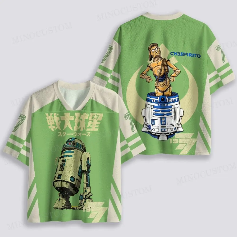 26 Unisex Star Wars Imperial TIE Fighter Themed USA Style Mesh Sports Jersey Kid's Breathable Casual Streetwear Sci-Fi Fans Tee
