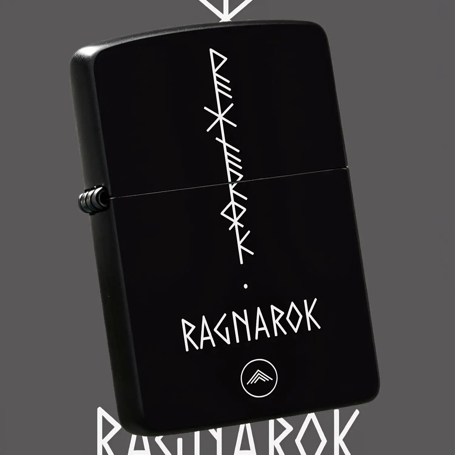 Nordic Rune RAGNAROK Themed Portable Lighter, Dark Norse Mythology Stylish Unique Creative Item, Perfect for Daily Commute Outdoor Gathering All Scenarios, Exquisite Premium Sense Ideal for Personal Use Gifting A Humorous And Interesting Li