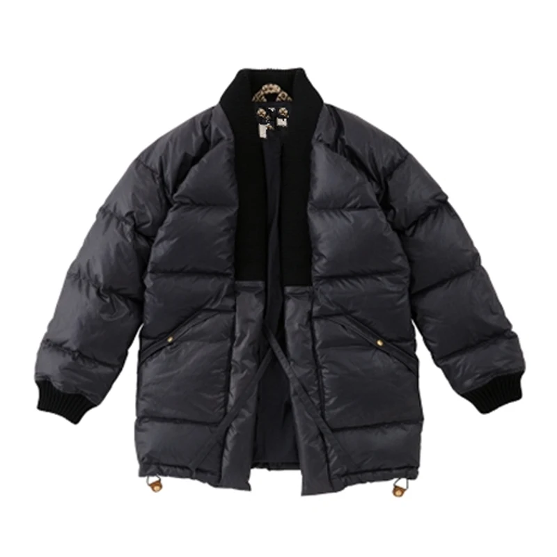 رداء الطاوية الياباني العصرية أسفل سترة الرجال والنساء معطف القطن جديد