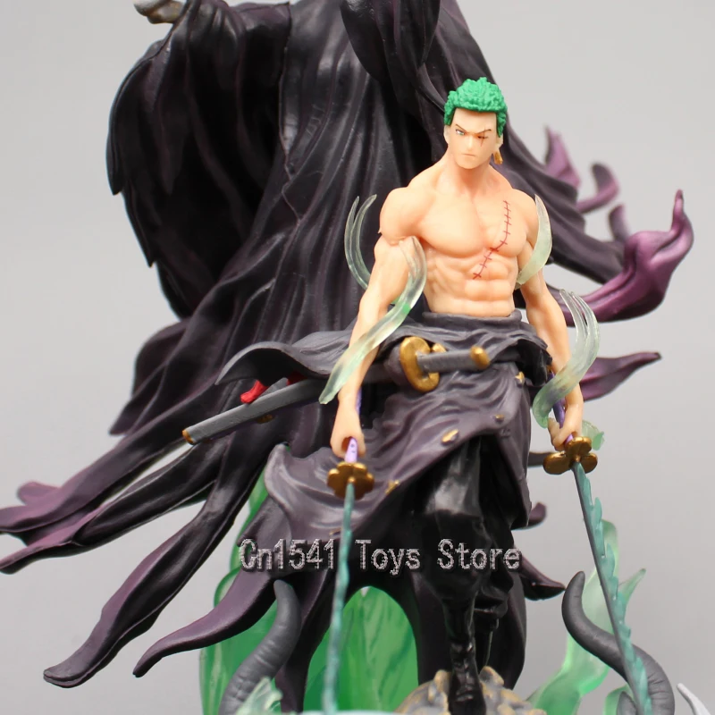 Roronoa Zoro Figura Com Faca, Anime Estatueta, Chapéu De Palha, Modelo PVC, Brinquedos Ornamento Colecionáveis, Gk Deathr, 27cm, 1 Pc