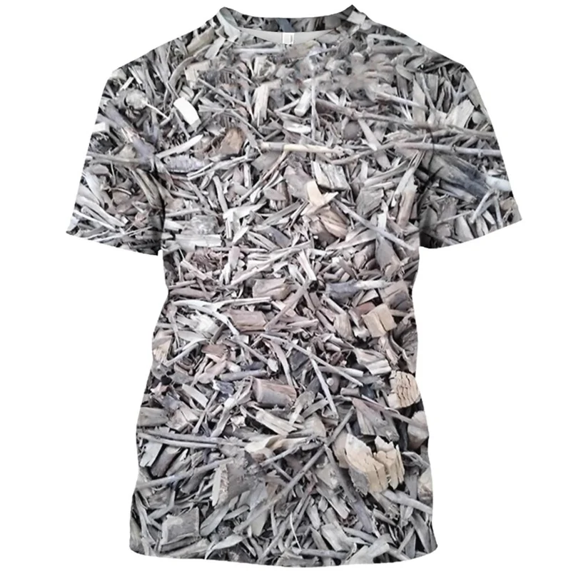 Jungle Camouflage T-Shirt Men 3d Print Tree Leaves Graphic Short Sleeve Outdoor Camo Sports Tops Summer Breathable Tee Shirt