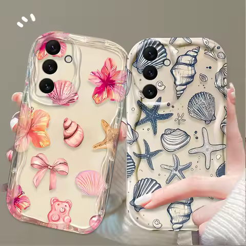 Clear Case For Samsung Galaxy A53 A24 A54 A34 A33 A05 A05S A23 A13 A52 A52S A32 A22 A71 A51 A31 A50 Colorful Marine Organism TPU