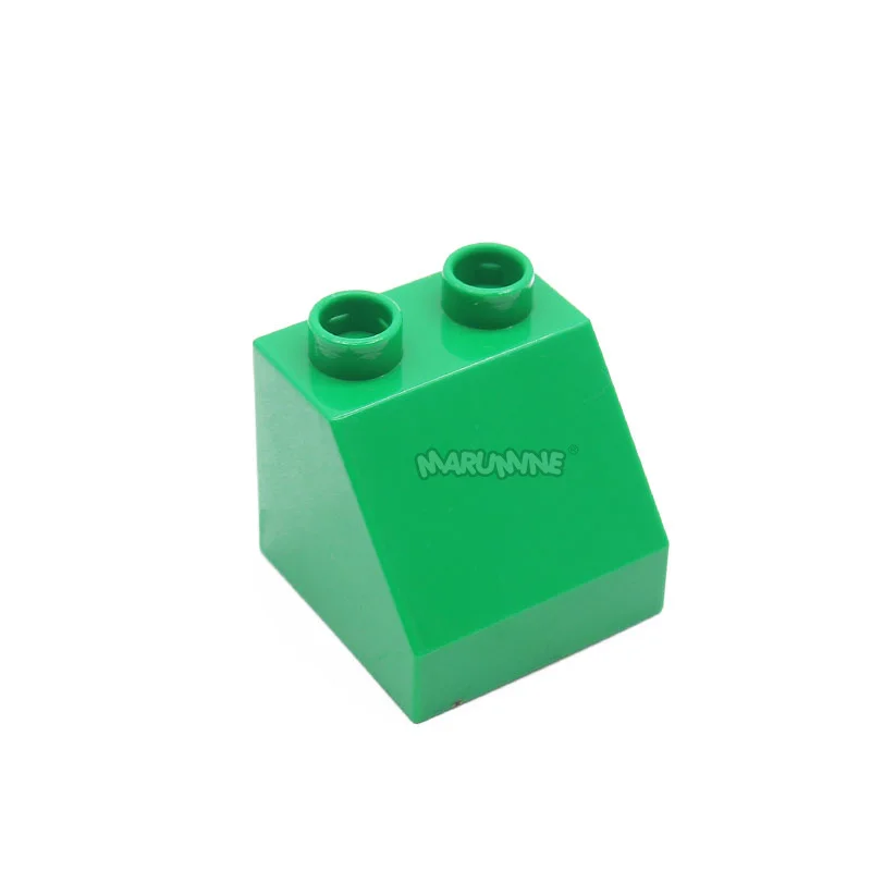 Marumine Large Size Brick Bevelled 2 Hole Building Blocks Parts MOC Classic Children's Construction Toys Accessories DIY  Models