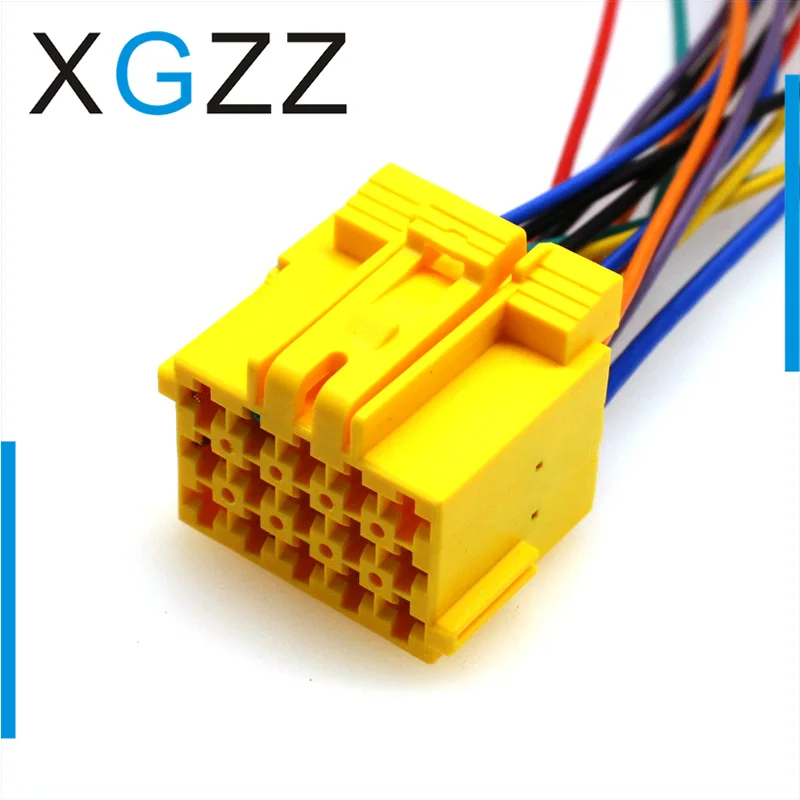 15 hole 1-967628-3 automotive connector 1-967623-3 excavator liberation heavy-duty truck ABS harness plug harness 15CM