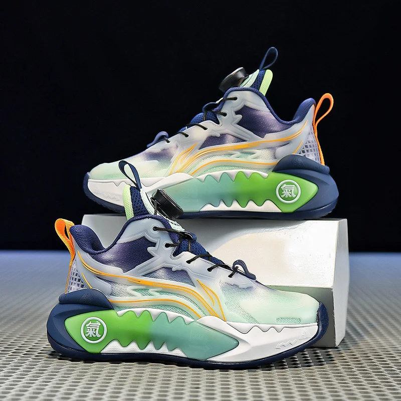 

New Design Children Basketball Shoes Boys Sneaker Autumn Fashion Kids Casual Sneaker High Top Sports Tennis Shoes for Boy