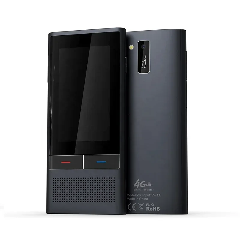 19 Offline Translation Languages 3.0 Inch Touch Screen Smart Voice Translator Z6 4G