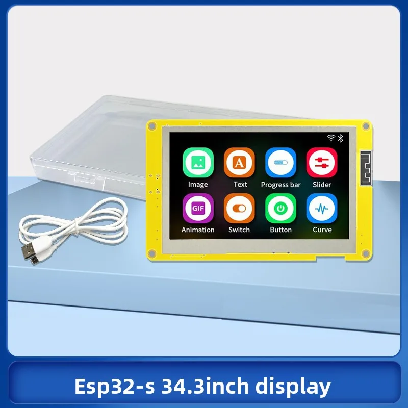ESP32 S3 Development Board LVGL 4.3inch LCD Smart Display Screen 8/16M PSRAM WiFi Bluetooth Module