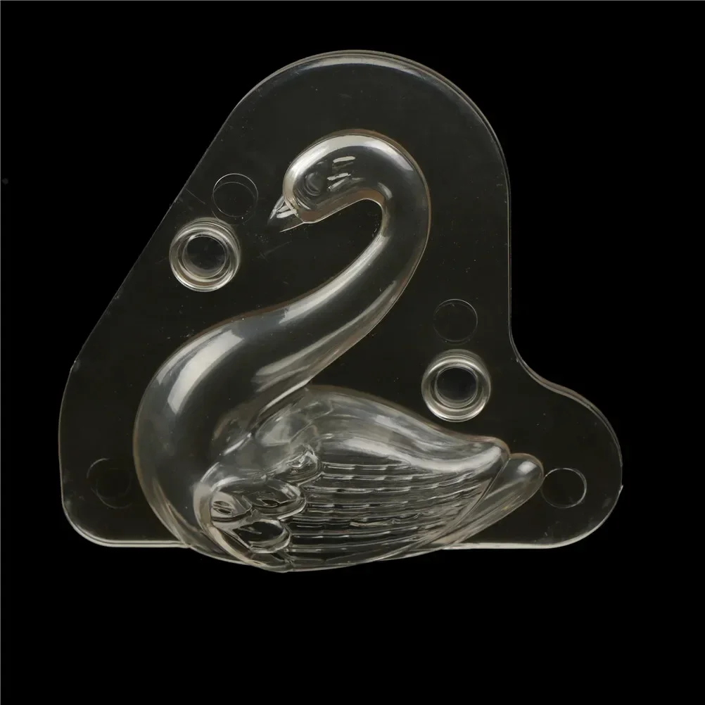 Decoration-5pcs Swan Shoe Shape Plastic Chocolate Mold Candy SugarPaste Molds DIY Baking Decorating Tools Polycarbonate Jelly Mo